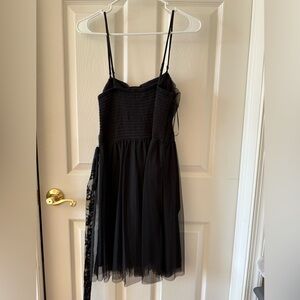 Black dress with lace, NWT